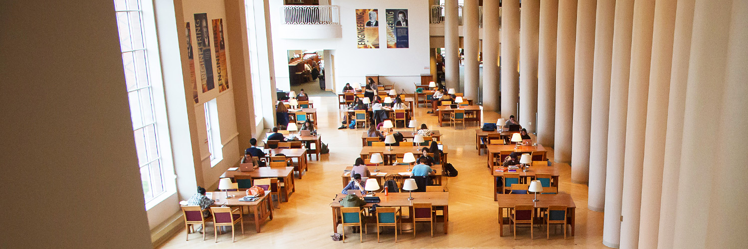 students studying at Grainger Engineering Library